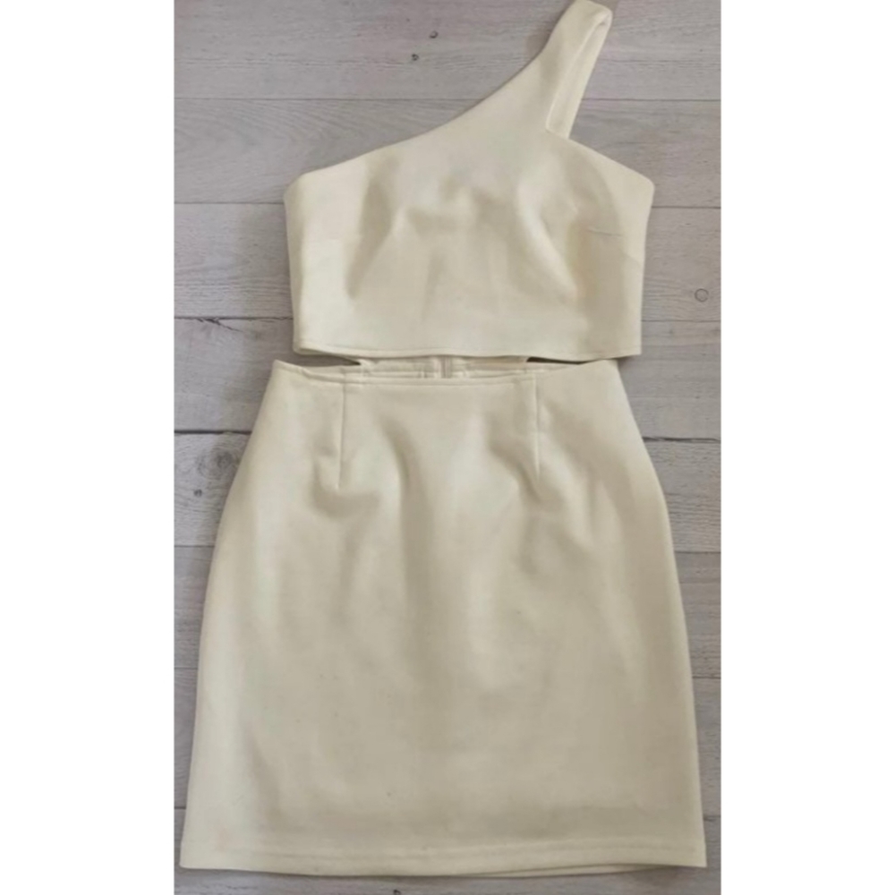 One shoulder mini dress